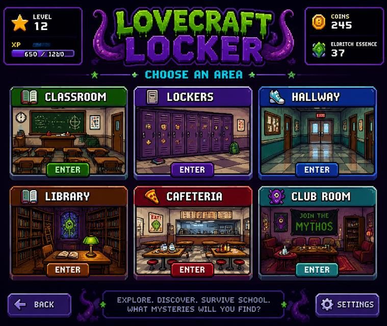 Lovecraft Locker 实机画面 玩法截图 5