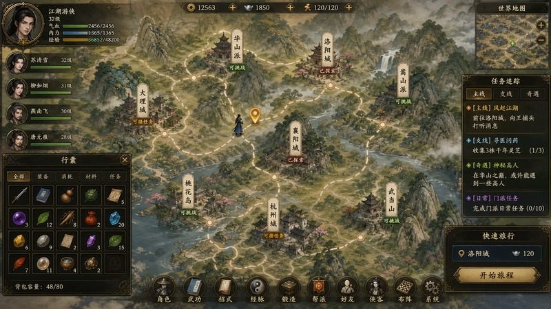 金庸群侠传5爱与死仙狐MOD六周年 角色养成 详情图 1